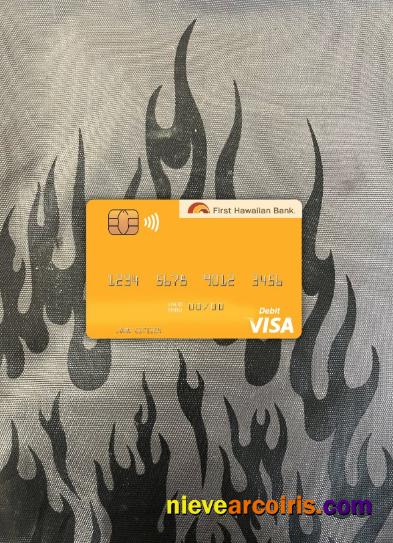 Hawaii First Hawaiian Bank visa debit card photolook